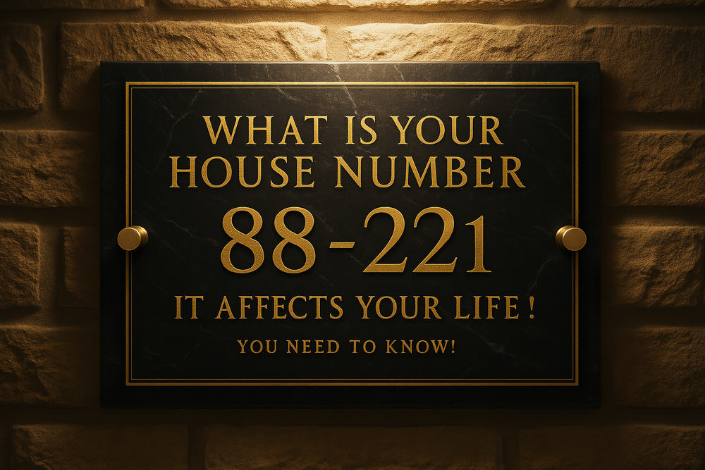 House Number ! Does it mean anything ?